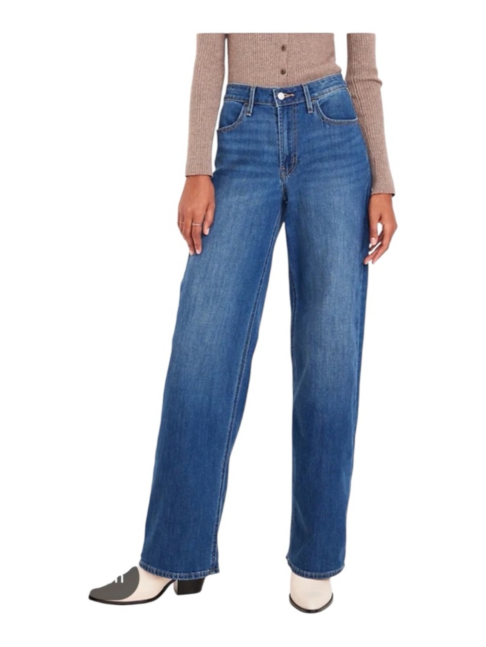 Old Navy High-Waisted Wow Wide-Leg Jeans 8